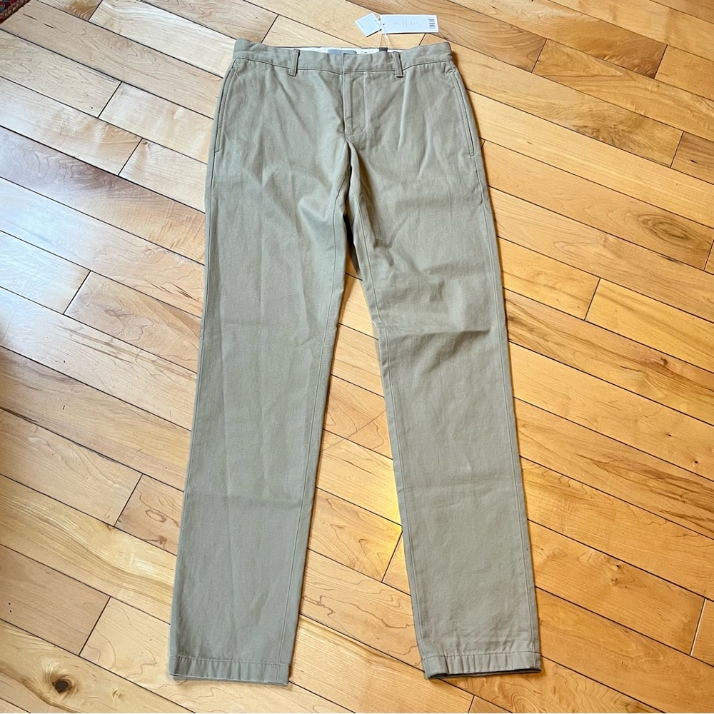 NWT Vince Men's Casual Straight-Leg Chinos Khaki Tan size 28